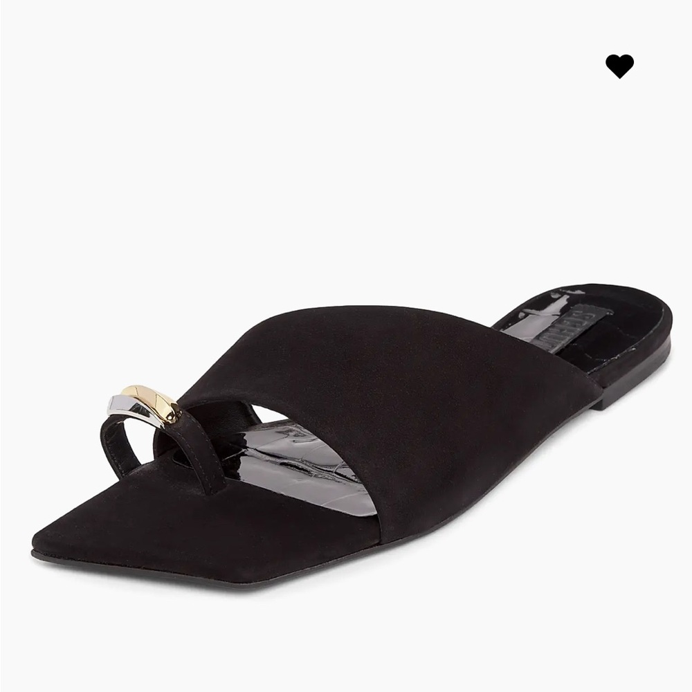 SCHUTZ Jodie Nubuck Leather Flats